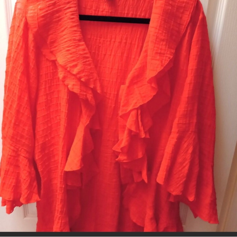 Orange blouse